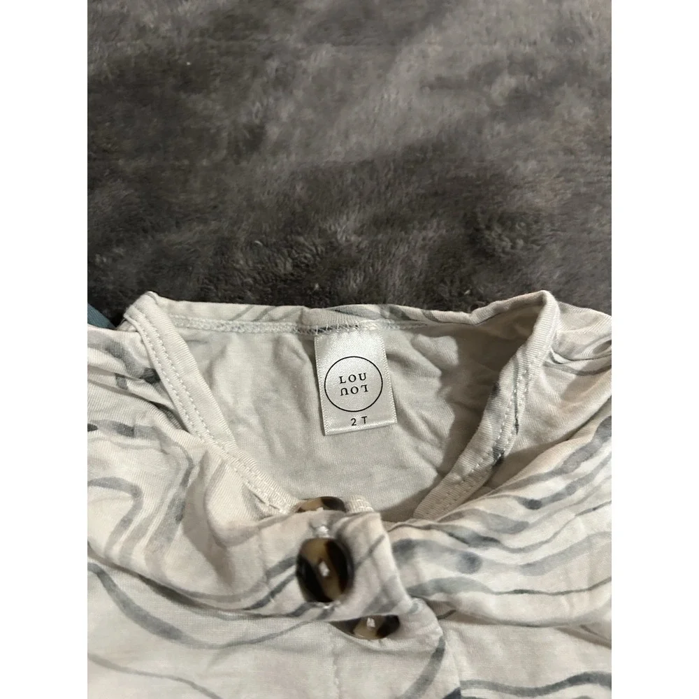 Lot Of 4 Lou Lou Bamboo Pjs Size 2t